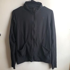 Nike dri-fit zip up athletic jacket